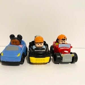 Fisher Price Wheelies Car Little People Lot Race Boy Girl Chunky Toddler 2012